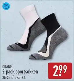 ALDI Crane 2-pack sportsokken aanbieding