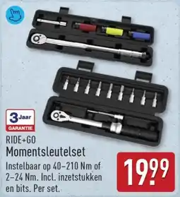 ALDI Ride+go Momentsleutelset aanbieding