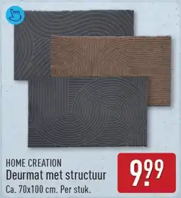 ALDI Home creation Deurmat met structuur aanbieding