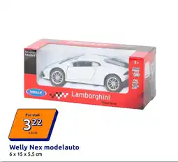 Action Welly Nex modelauto aanbieding