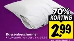 Vomar Voordeelmarkt Kussenbeschermer aanbieding