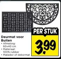 Vomar Voordeelmarkt Deurmat voor Buiten aanbieding