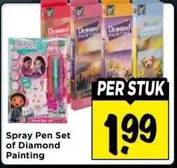 Vomar Voordeelmarkt Spray Pen Set of Diamond Painting aanbieding