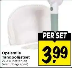 Vomar Voordeelmarkt Optismile Tandpolijstset aanbieding