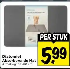 Vomar Voordeelmarkt Diatomiet Absorberende Mat aanbieding