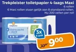 Trekpleister Trekpleister toiletpapier 4-laags Maxi aanbieding
