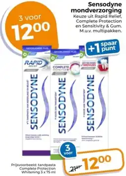 Trekpleister Sensodyne mondverzorging aanbieding