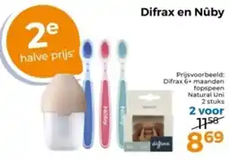 Trekpleister Difrax en Nuby aanbieding