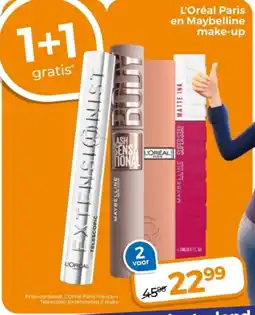 Trekpleister L'Oréal Paris en Maybelline make-up aanbieding