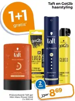 Trekpleister Taft en Got2b haarstyling aanbieding
