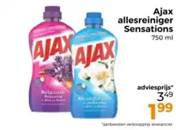 Trekpleister Ajax allesreiniger Sensations aanbieding