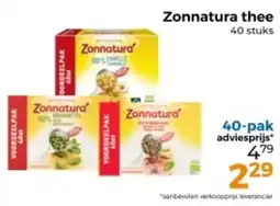 Trekpleister Zonnatura thee aanbieding