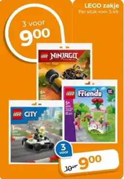 Trekpleister LEGO zakje aanbieding
