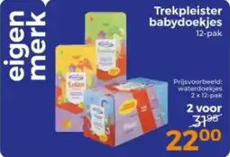 Trekpleister Trekpleister babydoekjes aanbieding