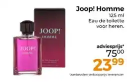 Trekpleister Joop! Homme aanbieding