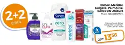 Trekpleister Elmex, Meridol, Colgate, Palmolive, Sanex en Unicura aanbieding