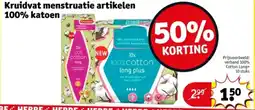 Kruidvat Kruidvat menstruatie artikelen 100% katoen aanbieding