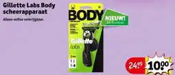 Kruidvat Gillette Labs Body scheerapparaat aanbieding