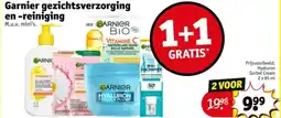Kruidvat Garnier gezichtsverzorging en reiniging aanbieding