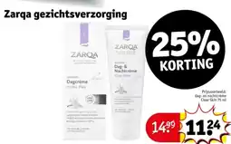 Kruidvat Zarqa gezichtsverzorging aanbieding