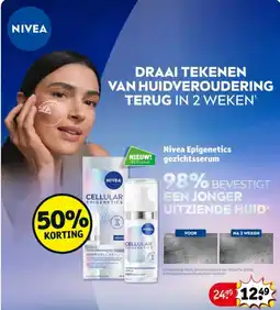 Kruidvat Nivea Epigenetics gezichtsserum aanbieding