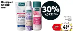 Kruidvat Kneipp en Kneipp men aanbieding