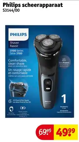 Kruidvat Philips scheerapparaat aanbieding