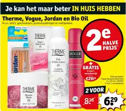 Kruidvat Therme, Vogue, Jordan en Bio Oil aanbieding