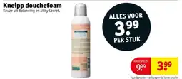 Kruidvat Kneipp douchefoam aanbieding