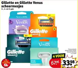 Kruidvat Gillette en Gillette Venus scheermesjes aanbieding