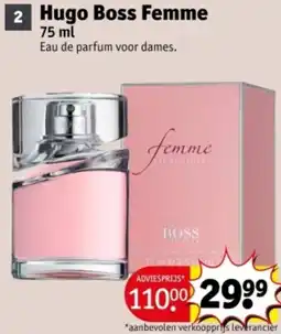 Kruidvat Hugo Boss Femme aanbieding