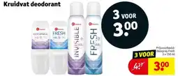 Kruidvat Kruidvat deodorant aanbieding