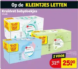Kruidvat Kruidvat babydoekjes aanbieding
