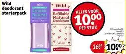 Kruidvat Wild deodorant starterpack aanbieding