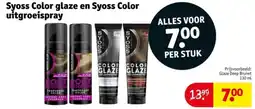 Kruidvat Syoss Color glaze en Syoss Color uitgroeispray aanbieding
