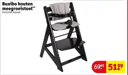 Kruidvat Buxibo houten meegroeistoel aanbieding