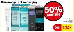 Kruidvat Remescar gezichtsverzorging aanbieding