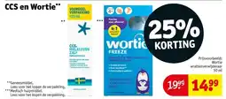 Kruidvat CCS en Wortie aanbieding