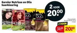 Kruidvat Garnier Nutrisse en Olia haarkleuring aanbieding