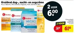 Kruidvat Kruidvat dag, nacht en oogcrème aanbieding