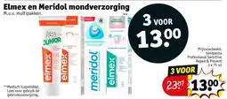 Kruidvat Elmex en Meridol mondverzorging aanbieding