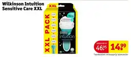 Kruidvat Wilkinson Intuition Sensitive Care XXL aanbieding