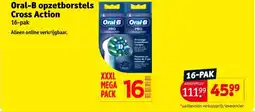 Kruidvat Oral-B opzetborstels Cross Action aanbieding