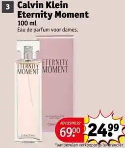 Kruidvat Calvin Klein Eternity Moment aanbieding