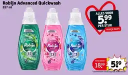 Kruidvat Robijn Advanced Quickwash aanbieding