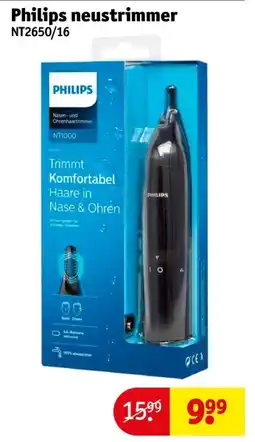 Kruidvat Philips neustrimmer aanbieding