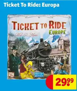 Kruidvat Ticket To Ride: Europa aanbieding