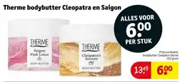 Kruidvat Therme bodybutter Cleopatra en Saigon aanbieding