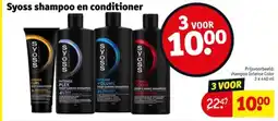 Kruidvat Syoss shampoo en conditioner aanbieding