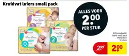 Kruidvat Kruidvat luiers small pack aanbieding
